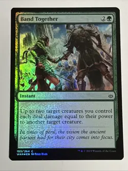 MTG War of the Spark Band Together Foil 153/264 NM - Image 1