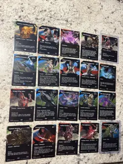 MTG Tarkir Dragonstorm 2025 COMPLETE BORDERLESS SHOWCASE NON-FOIL Set 327-376 - Image 1
