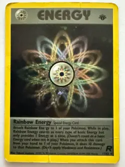 Rainbow Energy 1st Edition Team Rocket | 17/82 2000 WOTC Pokemon Excellent - MP - Image 1