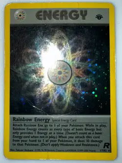 Rainbow Energy 1st Edition Team Rocket | 17/82 2000 WOTC Pokemon Excellent - MP - Image 2