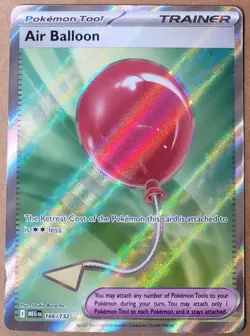 AIR BALLOON 166/132 ULTRA RARE MEGA EVOLUTION POKEMON - Image 1