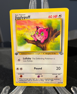 Jigglypuff Pokemon 1st Edition 54/64 1999 WOTC Jungle - Image 1
