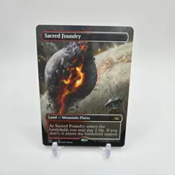 Sacred Foundry Borderless - Unfinity #285 MTG NM Regular - Image 1