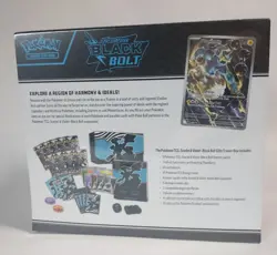 Black Bolt Pokemon Elite Trainer Box ETB Factory Sealed Mint Condition Box - Image 3