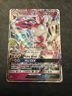 Pokemon Sylveon GX 92/145 SM Guardians Rising Ultra Rare Full Art NM/M - Image 2