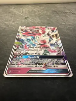 Pokemon Sylveon GX 92/145 SM Guardians Rising Ultra Rare Full Art NM/M - Image 3