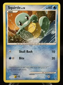 💧🐢 Pokemon TCG – Squirtle 96/127 – Platinum Base Set (2009) – NM - Image 1