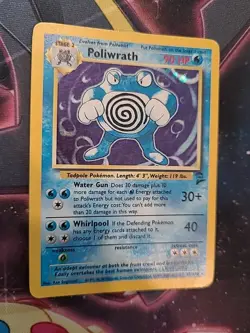 Poliwrath 15/130 Holo Rare Pokemon 2000 Base Set 2 - HP - Image 2