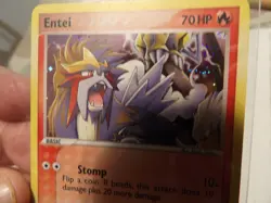 Entei 1/17 POP Series 2 Holo VINTAGE 2006 Pokemon NEAR MINT (NM) - Image 3