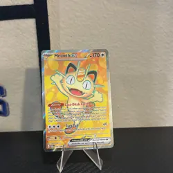 The Pokemon Company Meowth EX 107/088 Full Art Holo Rare Basic 170 HP English - Image 1