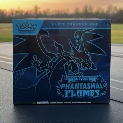 Pokemon Elite Trainer Box Mega Evolution Phantasmal Flames Charizard English - Image 1