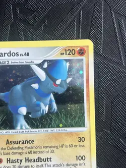 Pokemon TCG Rampardos 33/123 Deck Exclusives Cosmos Holo Rare (English) - NM - Image 5