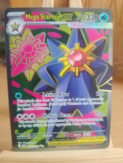 Pokemon TCG Mega Starmie EX 102/088 Perfect Order Near Mint - Image 1