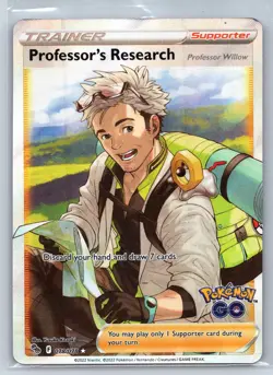 PROFESSOR'S RESEARCH 078/078 ULTRA RARE POKEMON GO POKEMON NM - Image 1