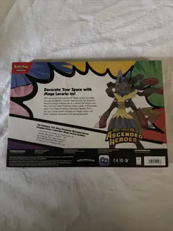 Pokemon TCG Ascended Heroes Premium Poster Collection Mega Lucario New & Sealed - Image 2