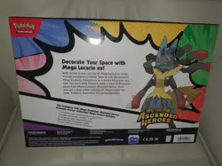 Pokemon TCG Ascended Heroes Mega Lucario Premium Poster Collection New Sealed - Image 2