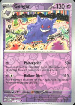 Pokemon TCG - Gengar SV: Scarlet & Violet 151 094/165 NM - REVERSE HOLO - Image 1