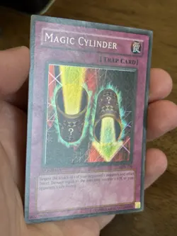 Magic Cylinder Secret Rare LON-104 Labyrinth of Nightmare 1st Edition LP - Image 4