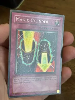 Magic Cylinder Secret Rare LON-104 Labyrinth of Nightmare 1st Edition LP - Image 5