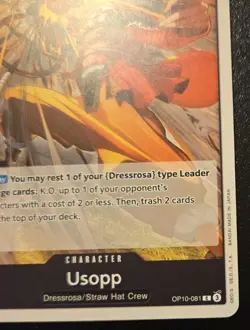 Usopp OP10-081 Common Royal Blood One Piece Card Game - Image 5
