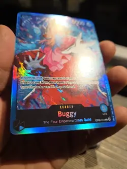 Buggy - OP09-042 L - Alt Art - Leader - ST25 - One Piece - English - Image 3