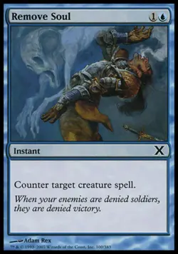 Remove Soul -Foil Light Play MTG 10th Edition - Image 1