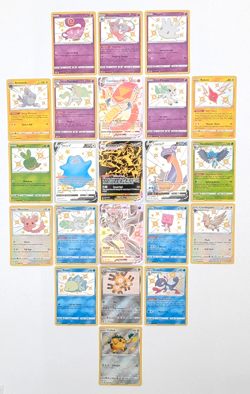 Lot of 22 Pokemon SWSH: Shining Fates + Sun & Moon: Hidden Fates Shiny Vault - Image 1