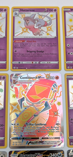 Lot of 22 Pokemon SWSH: Shining Fates + Sun & Moon: Hidden Fates Shiny Vault - Image 5