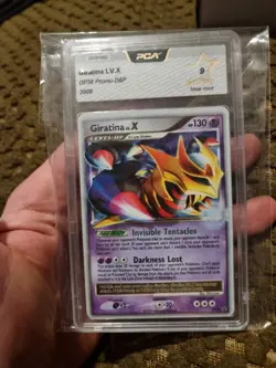 2009 Pokemon Diamond & Pearl Black Star Promo #DP38 Giratina LV.X Holo - PCA 9 - Image 1