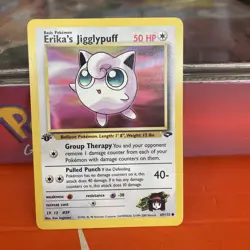 Pokemon TCG Erika’s Jigglypuff 69/132 1st Edition Gym Challenge Common WOTC - Image 3