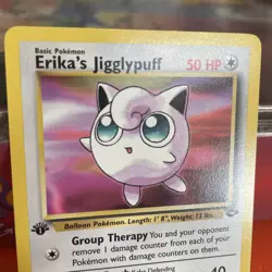 Pokemon TCG Erika’s Jigglypuff 69/132 1st Edition Gym Challenge Common WOTC - Image 4