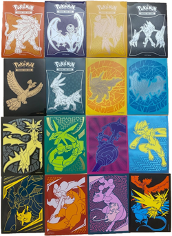 17 single Pokemon ETB Sun & Moon Card Game Sleeves bundle pack SL (2017-2019) - Image 1