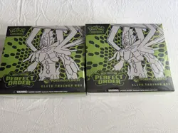 2X. Pokemon TCG: Mega Evolution Perfect Order Pokemon Center (ETB) - Image 1