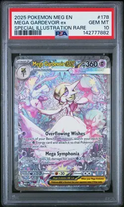 PSA 10 MEGA GARDEVOIR EX 178/132 SIR MEGA EVOLUTION BASE POKEMON 😍 - Image 1