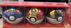 Pokemon TCG Pokeball 3-Tin bundle (9 boosters), 2026, Great Ball version - Image 1