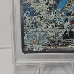 Kingdra ex 131 Scarlet & Violet Promo Holo Full Art EX PSA 9, Pokemon - Image 3