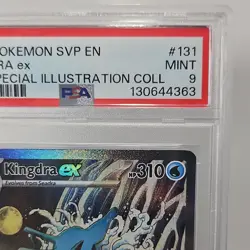 Kingdra ex 131 Scarlet & Violet Promo Holo Full Art EX PSA 9, Pokemon - Image 5