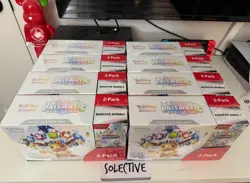 Pokemon TCG Prismatic Evolutions Costco 8x 2-Pack | ETB & Booster Bundle - New - Image 1