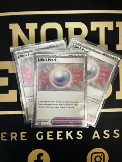 Pokemon TCG: 3 X Lillie's Pearl 151/159 Cosmos Holo Journey Together - Image 1