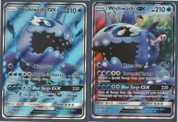 2x WISHIWASHI GX -FULL ART #133 & GX #38-GUARDIANS RISING Pokemon RARE- MINT - Image 1