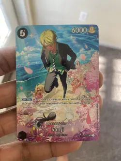 ONE PIECE TCG OP10 Parallel Royal Blood ST14-003 SP Sanji - Image 1