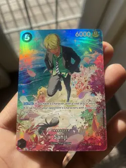 ONE PIECE TCG OP10 Parallel Royal Blood ST14-003 SP Sanji - Image 2