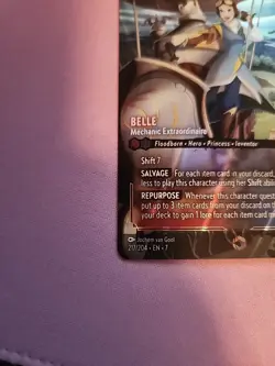 Disney Lorcana Belle - Mechanic Extraordinaire (Enchanted) 217/204 N/M - Image 2