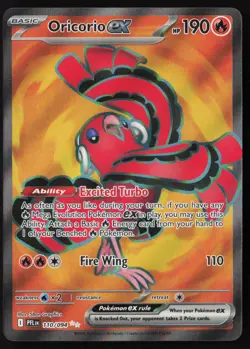Oricorio ex - 110/094 - Ultra Rare - Phantasmal Flames - Pokemon Card - NM/M - Image 1