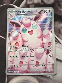 Pokemon Wigglytuff Me02: Phantasmal Flames 105/094 Illustration Rare Holo Card - Image 1