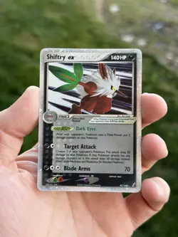 Pokemon TCG Shiftry EX Crystal Guardians Holo Card 97/100 EX Rare - Image 1