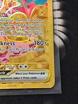 Charizard ex 228/197 Gold Full Art Hyper Rare Obsidian Flames NM Pokemon Card - Image 2