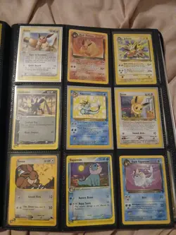 Pokemon Card TCG Collection Binder Over 300+ Cards HITS Etc. - Image 1