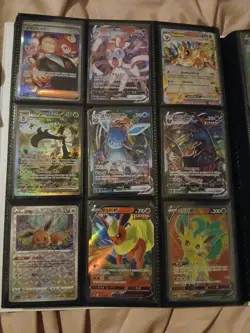 Pokemon Card TCG Collection Binder Over 300+ Cards HITS Etc. - Image 2
