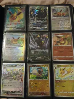 Pokemon Card TCG Collection Binder Over 300+ Cards HITS Etc. - Image 3